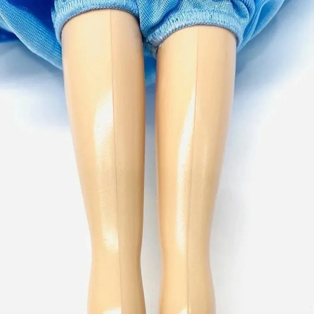 MATTEL BARBIE Disney Cinderella Doll Blonde Hair Blue Eyes Blue Dress 12